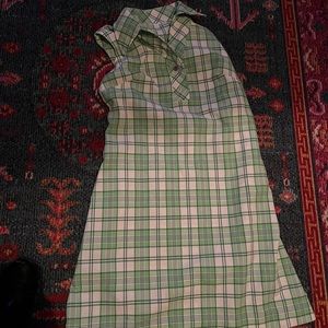 vintage green dress size medium